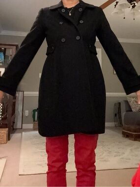 Old Navy Black Lined Jacket with Label Detail